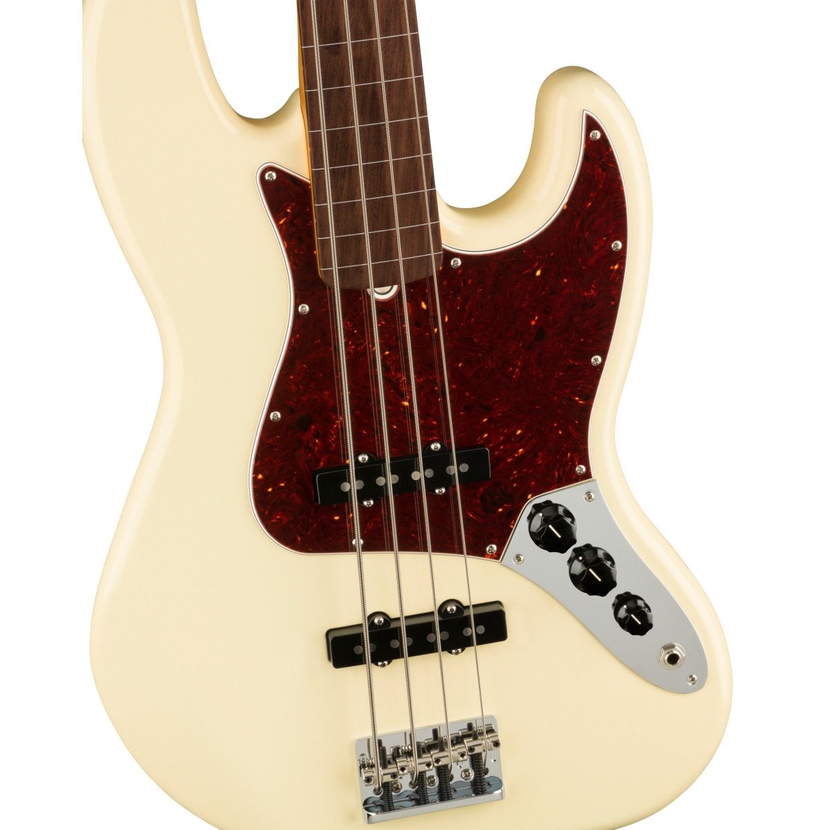 Đàn Guitar Bass Fender American Professional II Jazz Bass, Rosewood Fingerboard, Olympic White, #0194000705
