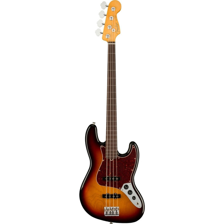 Đàn Guitar Bass Fender American Professional II Jazz Bass Fretless, Rosewood Fingerboard, 3-Color Sunburst, #0194000700