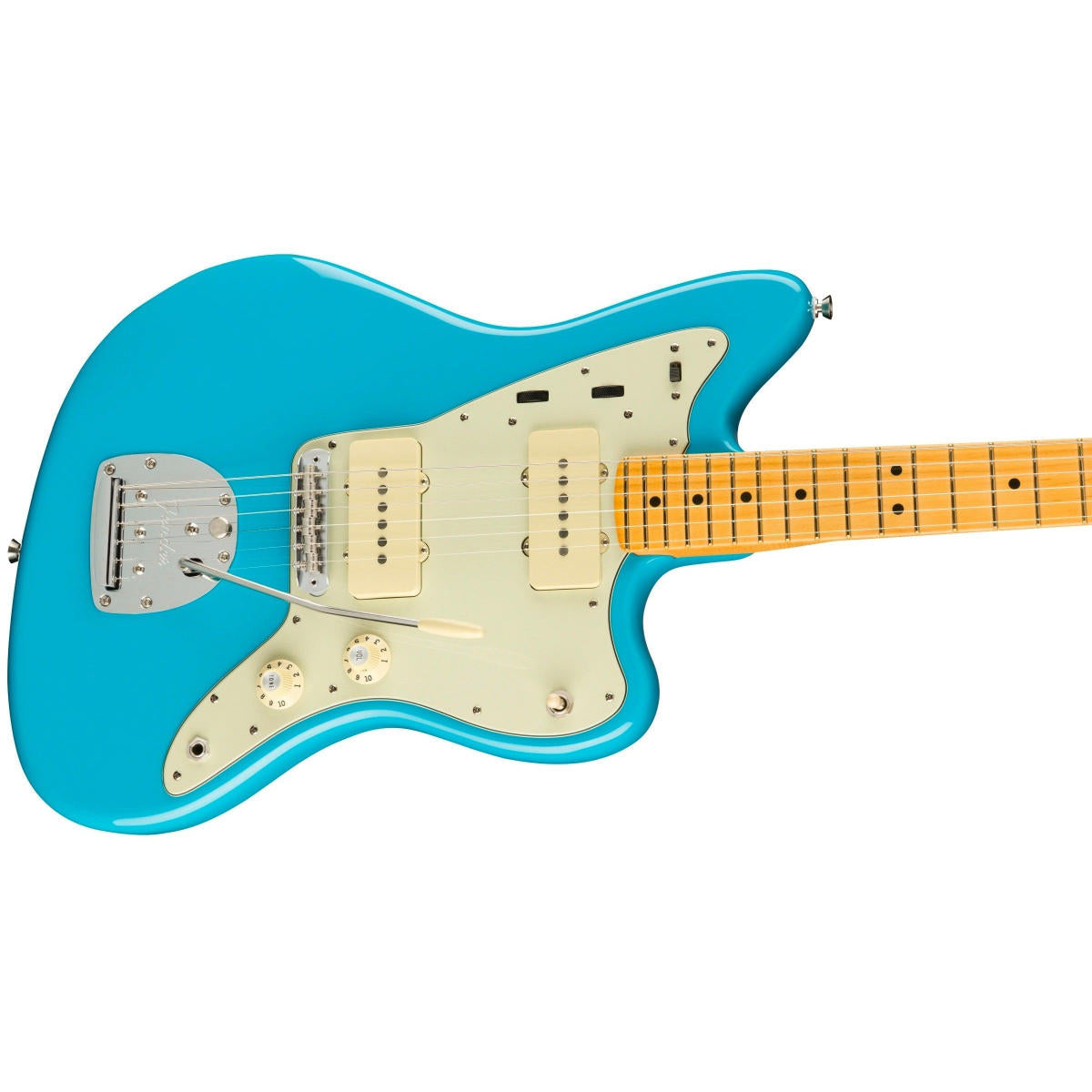 Đàn Guiar Điện Fender American Professional II Jazzmaster, Maple Fingerboard, Miami Blue w/Case, #0113972719