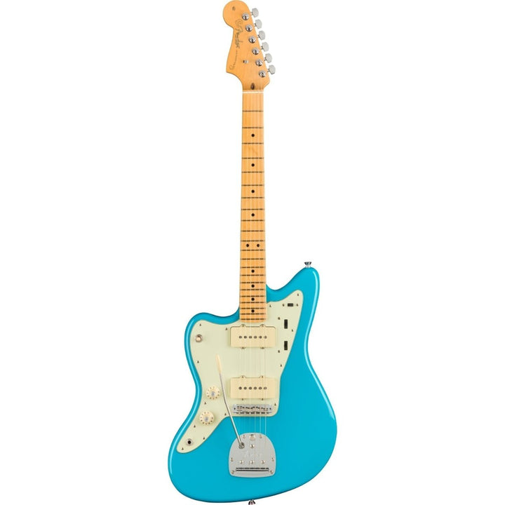 Đàn Guiar Điện Fender American Professional II Jazzmaster Left-Hand, Maple Fingerboard, Miami Blue w/Case, #0113982719