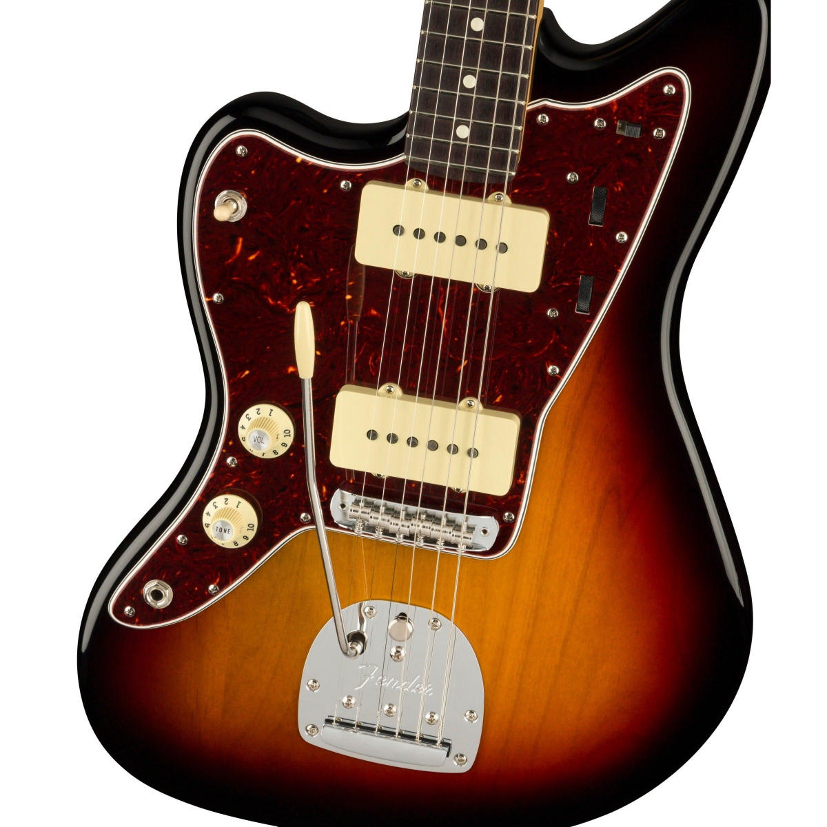 Đàn Guitar Điện Fender American Professional II Jazzmaster Left-Hand, 3-Color Sunburst w/Case, #0113980700