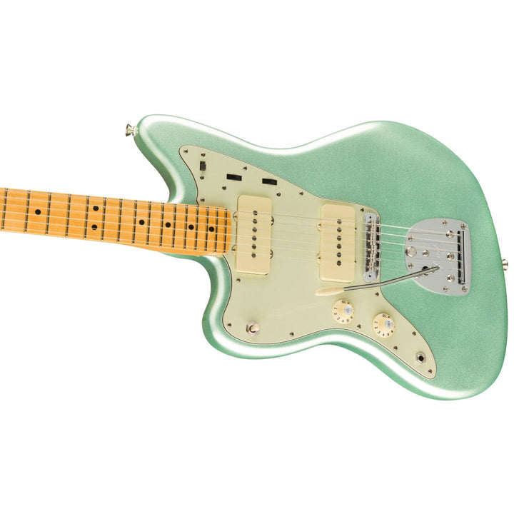 Đàn Guiar Điện Fender American Professional II Jazzmaster Left-Hand, Maple Fingerboard, Mystic Surf Green w/Case, #0113982718