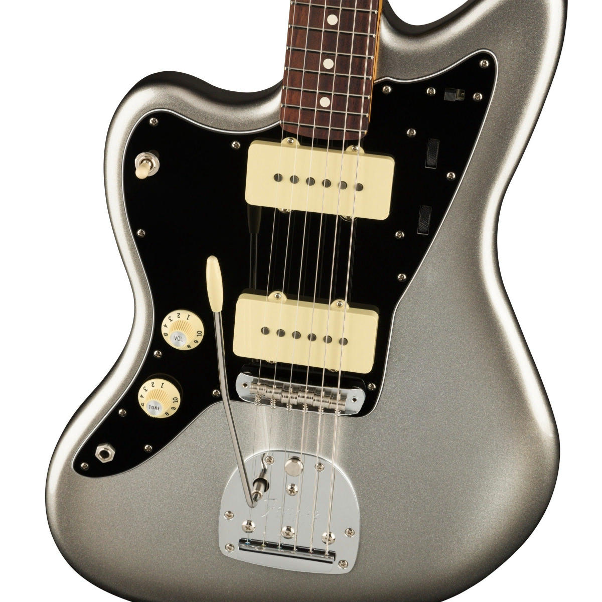 Đàn Guitar Điện Fender American Professional II Jazzmaster Left-Hand, Rosewood Fingerboard, Mercury w/Case, #0113980755