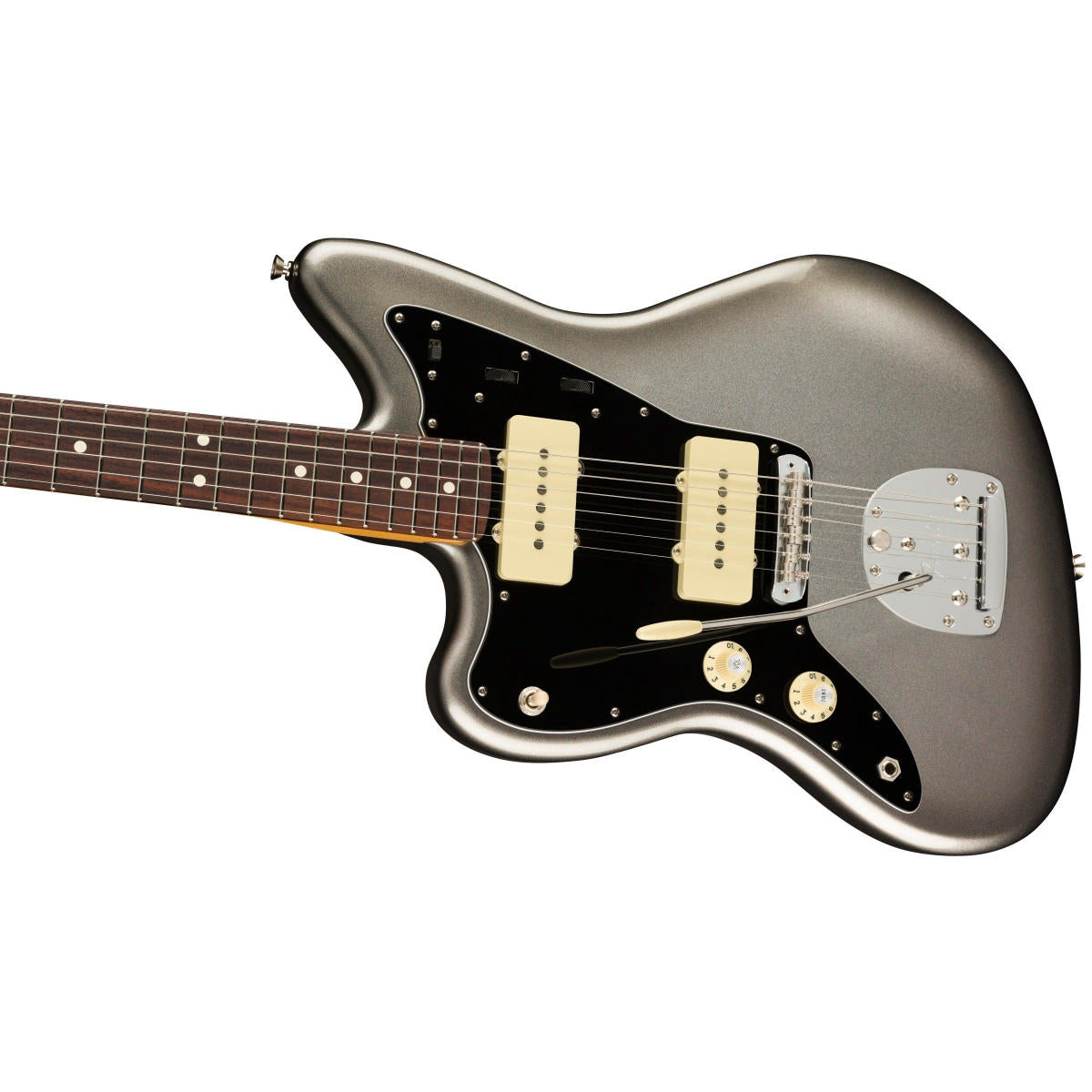Đàn Guitar Điện Fender American Professional II Jazzmaster Left-Hand, Rosewood Fingerboard, Mercury w/Case, #0113980755
