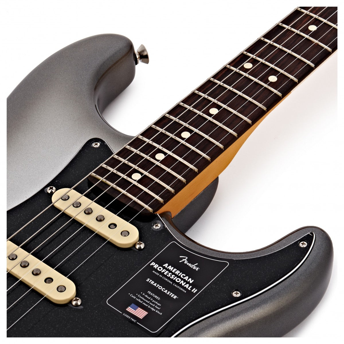 Đàn Guitar Điện Fender American Professional II Stratocaster, Rosewood Fingerboard, Mercury, #0113900755