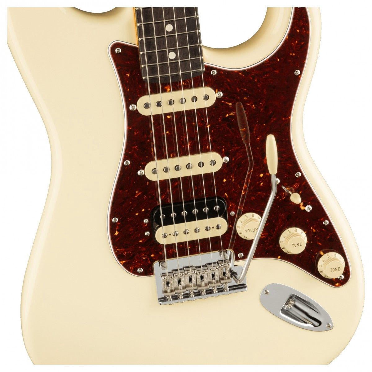 Đàn Guitar Điện Fender American Professional II Stratocaster HSS, Rosewood Fingerboard, Olympic White, #0113910705