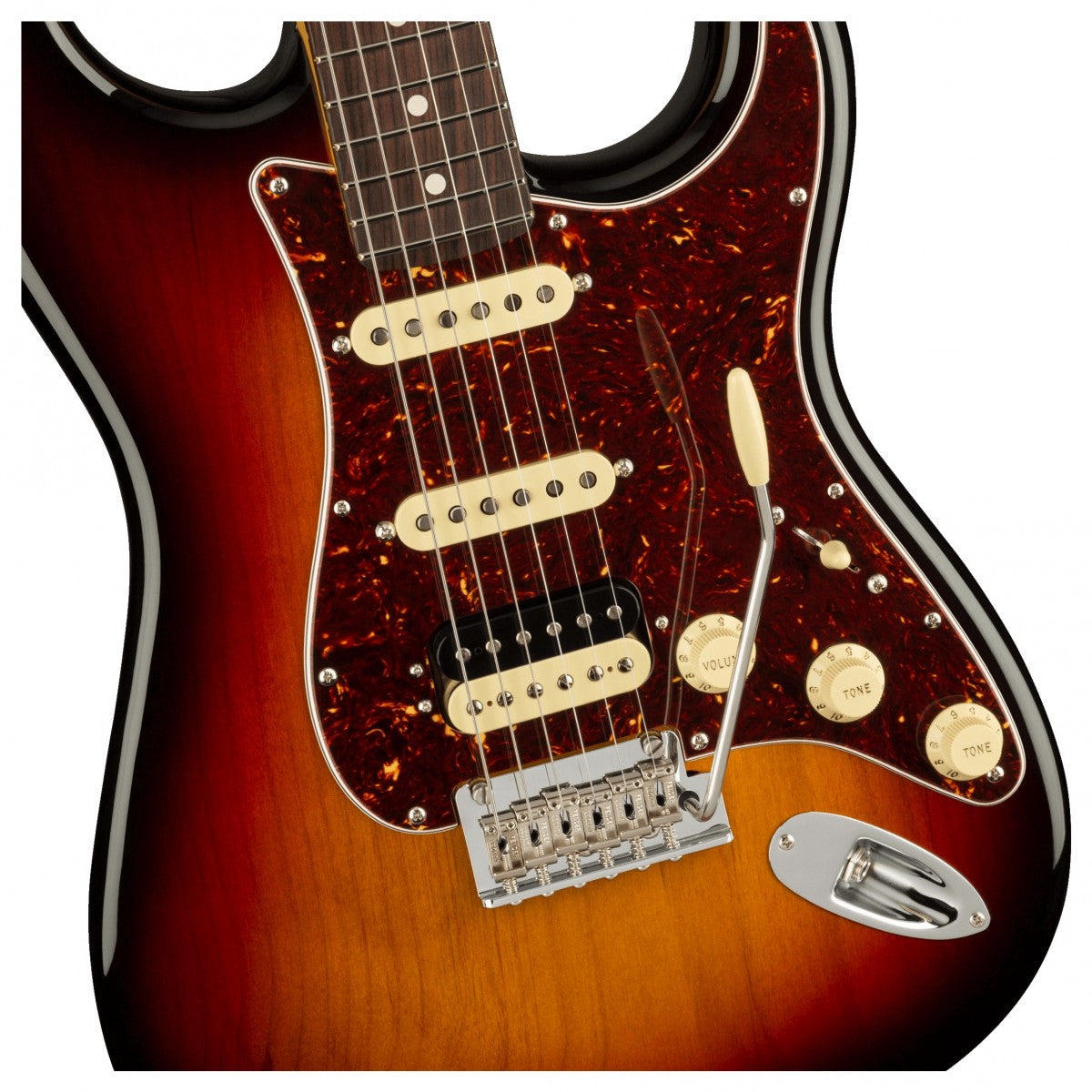 Đàn Guitar Điện Fender American Professional II Stratocaster HSS, Rosewood Fingerboard, 3-Color Sunburst, #0113910700