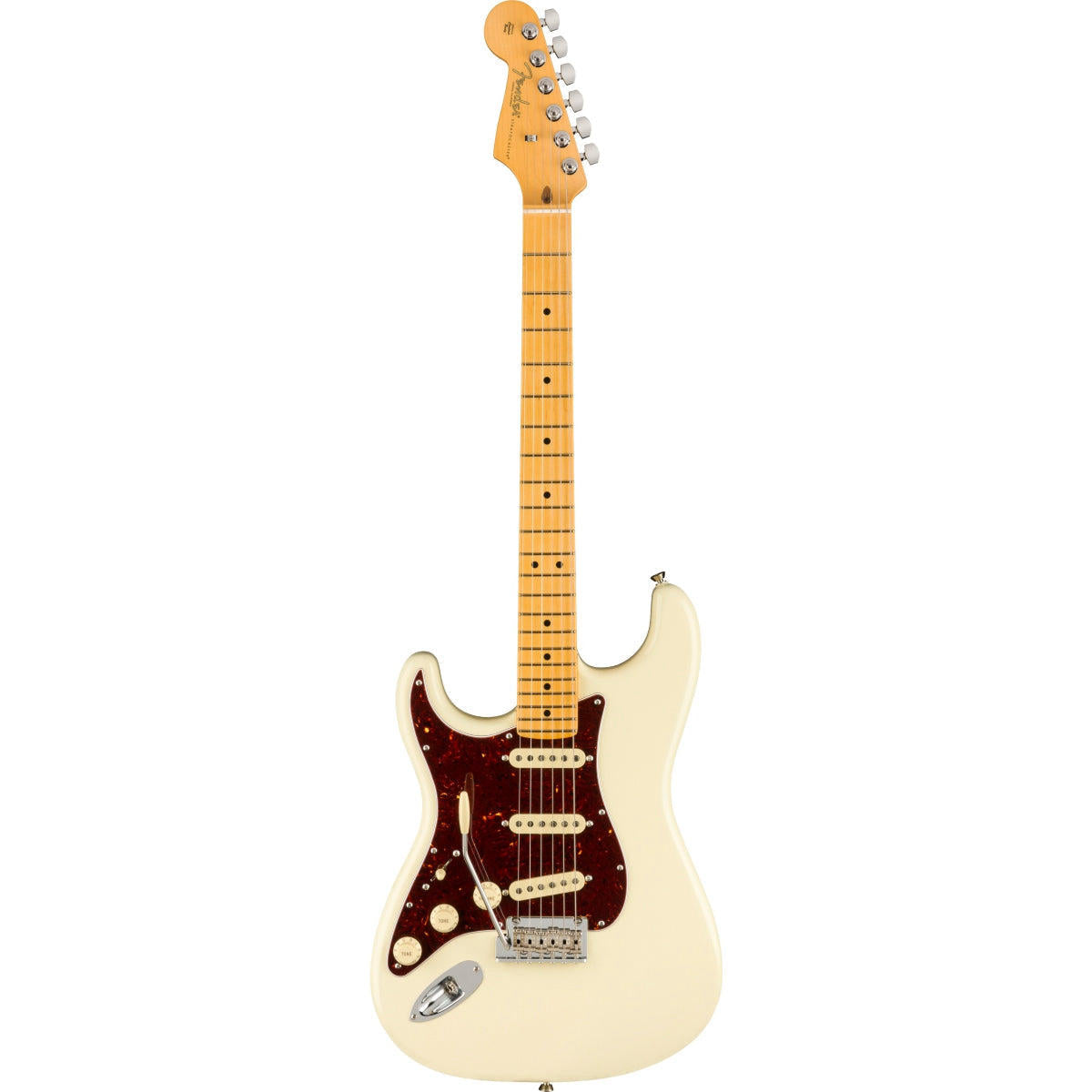 Đàn Guitar Điện Fender American Professional II Stratocaster Left-Hand, Maple Fingerboard, Olympic White, #0113932705