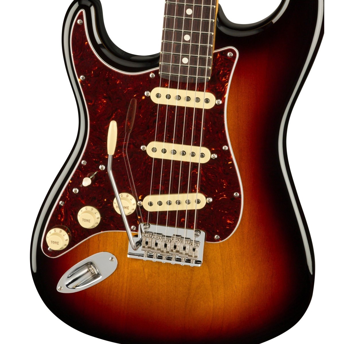 Đàn Guitar Điện Fender American Professional II Stratocaster, Rosewood Fingerboard, 3-Color Sunburst, #0113930700 