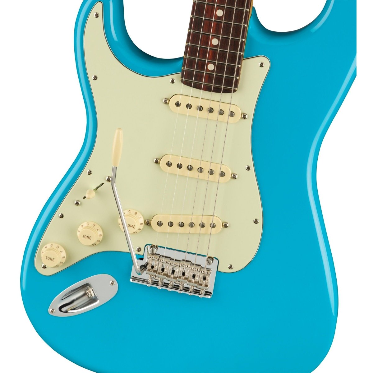 Đàn Guitar Điện Fender American Professional II Stratocaster Left-Hand, Miami Blue, #0113930719