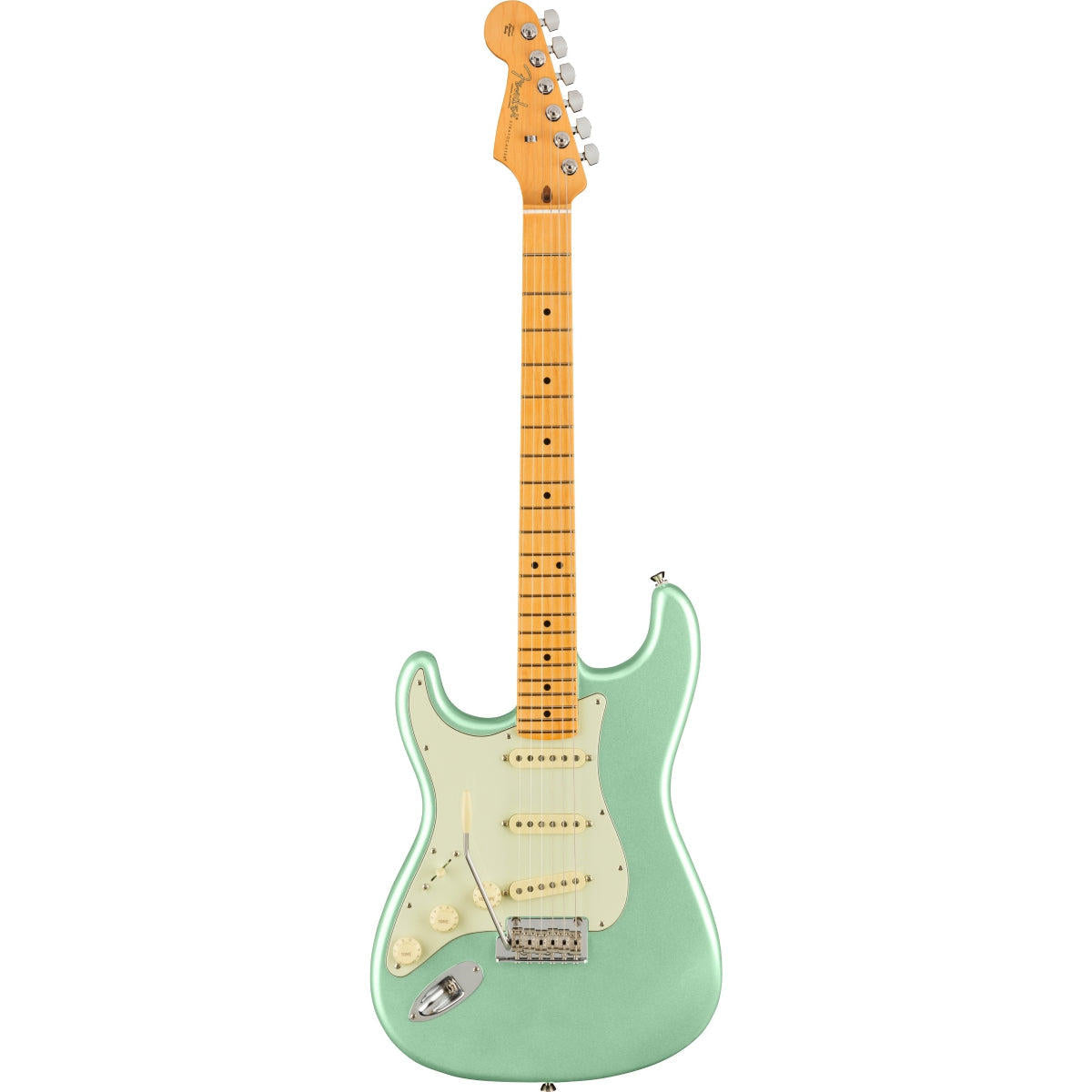 Đàn Guitar Điện Fender American Professional II Stratocaster Left-Hand, Maple Fingerboard, Mystic Surf Green, #0113932718