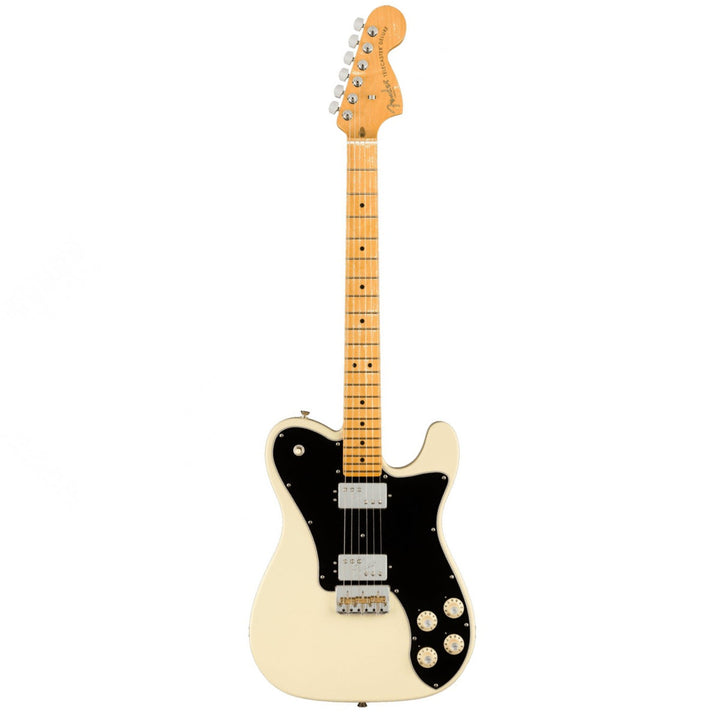 Đàn Guitar Điện Fender American Pro II Telecaster Deluxe, Maple Fingerboard, Olympic White, #0113962705