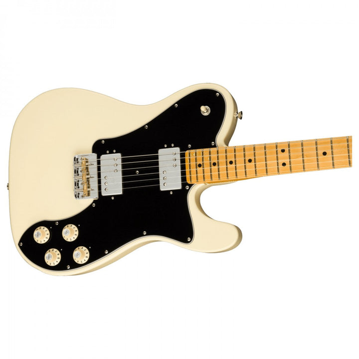 Đàn Guitar Điện Fender American Pro II Telecaster Deluxe, Maple Fingerboard, Olympic White, #0113962705