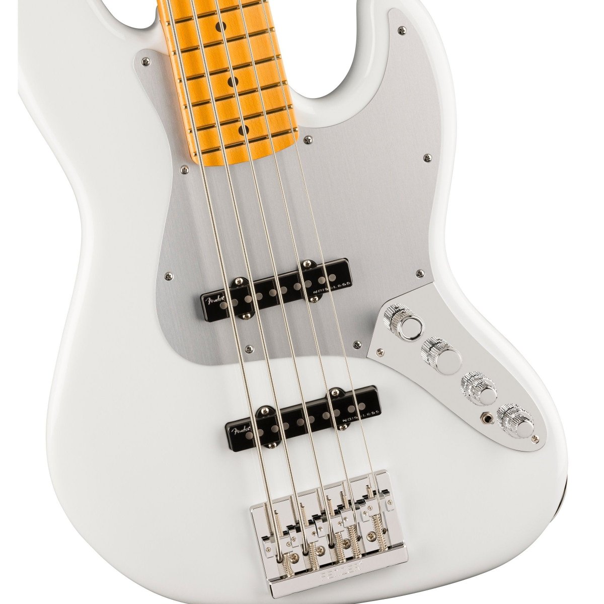 Đàn Guitar Bass 5 Dây Fender American Ultra II Jazz Bass V, Quartersawn Maple Fingerboard, Avalanche, #0199122796