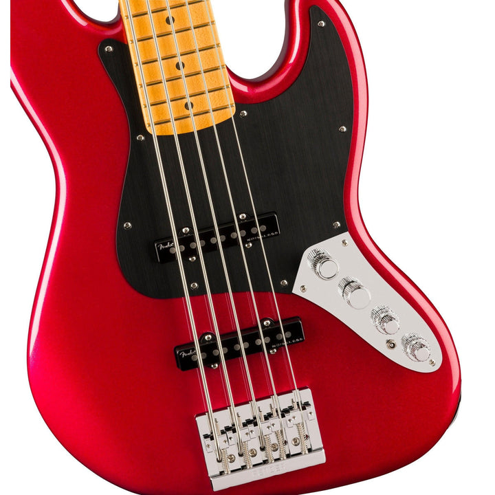 Đàn Guitar Bass 5 Dây Fender American Ultra II Jazz Bass V, Quartersawn Maple Fingerboard, Sinister Red, #0199122799