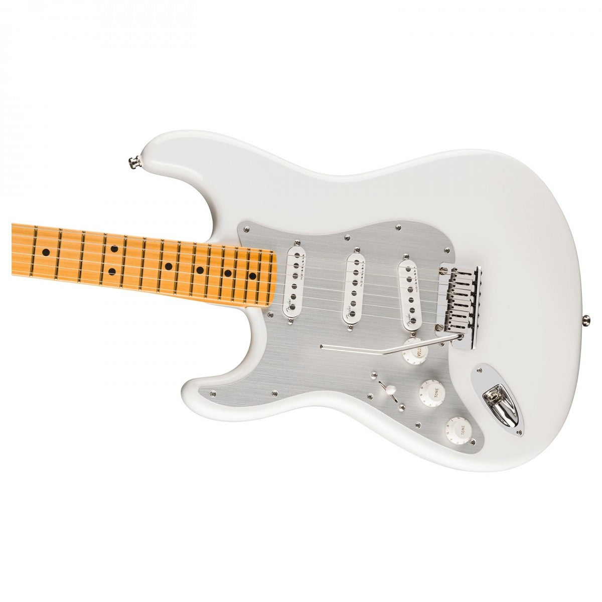Đàn Guitar Điện Fender American Ultra II Stratocaster LH SSS màu Avalanche bàn phím Maple