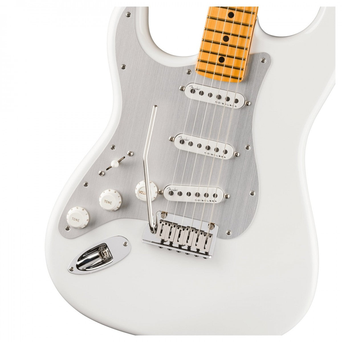 Đàn Guitar Điện Fender American Ultra II Stratocaster LH SSS màu Avalanche bàn phím Maple
