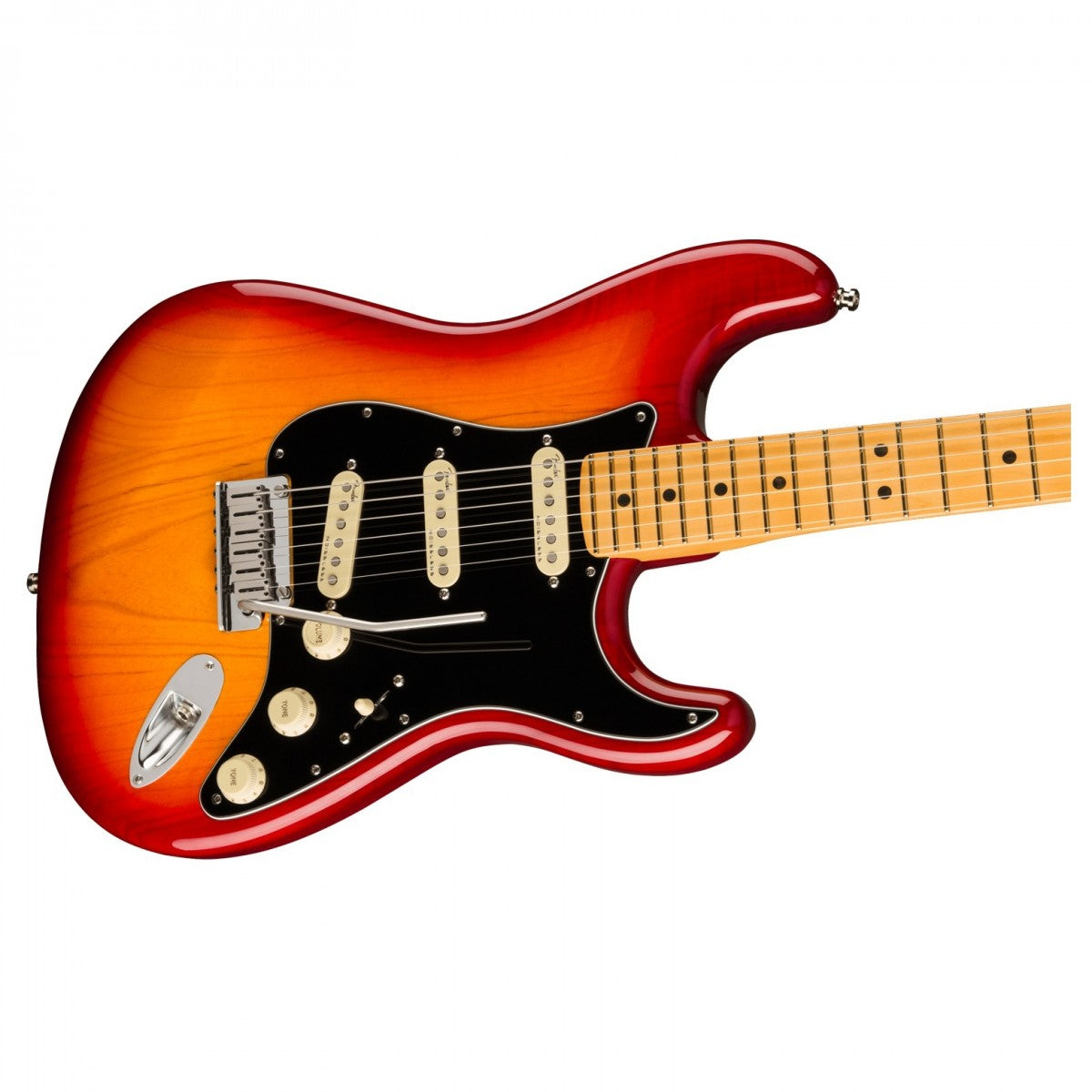Đàn Guitar Điện Fender American Ultra Luxe Stratocaster, Maple Fingerboard, Plasma Burst, #0118062773