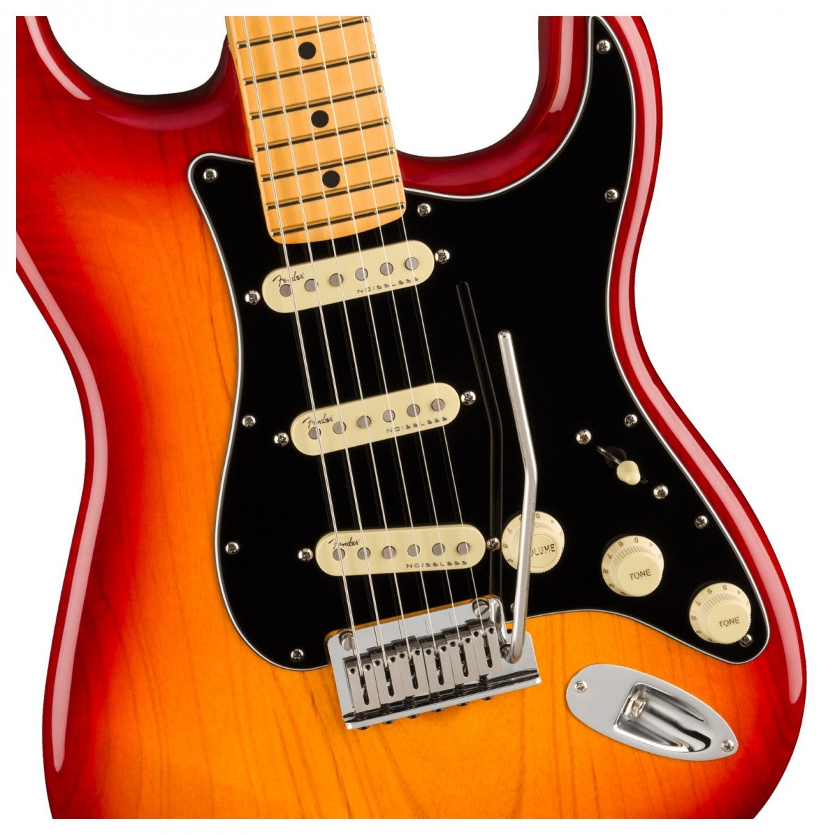 Đàn Guitar Điện Fender American Ultra Luxe Stratocaster, Maple Fingerboard, Plasma Burst, #0118062773