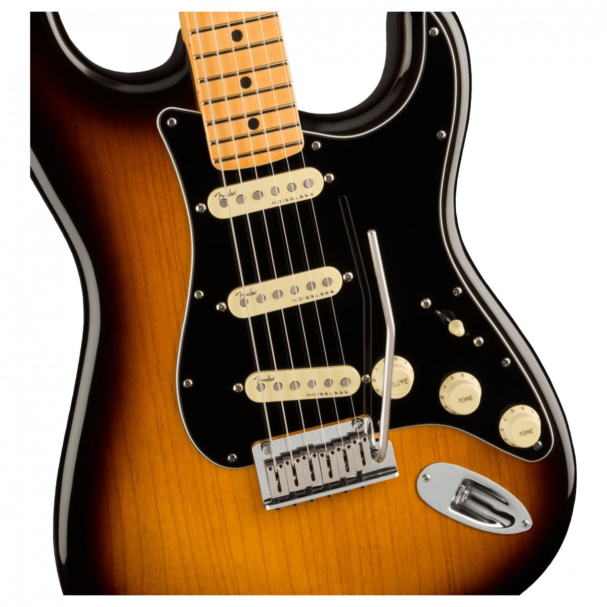 Đàn Guitar Điện Fender American Ultra Luxe Stratocaster, Maple Fingerboard, 2-Tone Sunburst, #0118062703