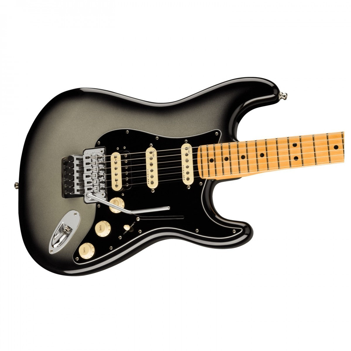 Đàn Guitar Điện Fender American Ultra Luxe Stratocaster HSS, Maple Fingerboard, Silverburst, #0118072791