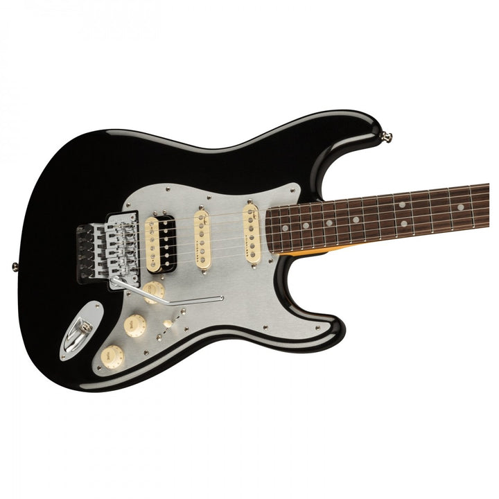 Đàn Guitar Điện Fender American Ultra Luxe Stratocaster HSS, Rosewood Fingerboard, Mystic Black, #0118070710