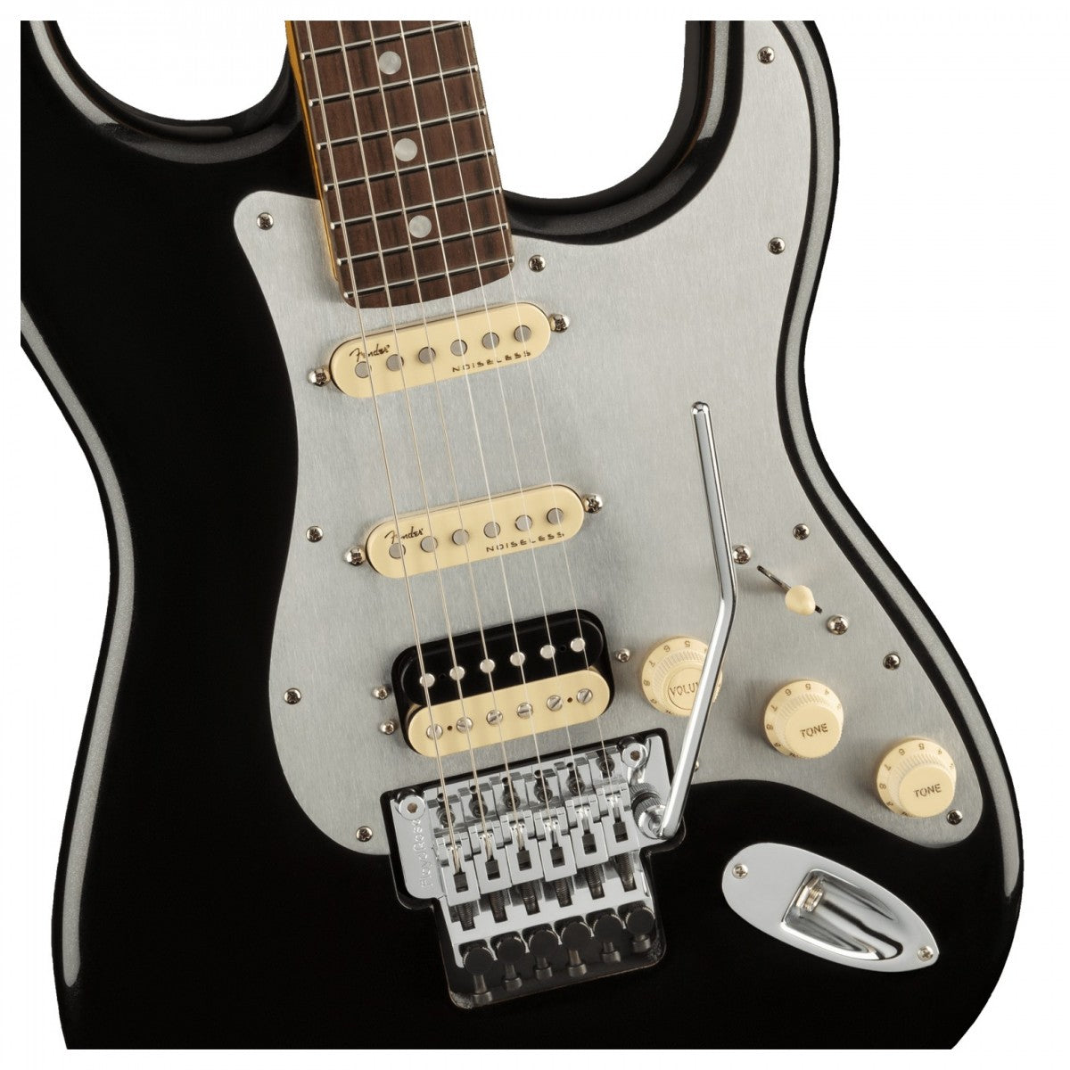 Đàn Guitar Điện Fender American Ultra Luxe Stratocaster HSS, Rosewood Fingerboard, Mystic Black, #0118070710