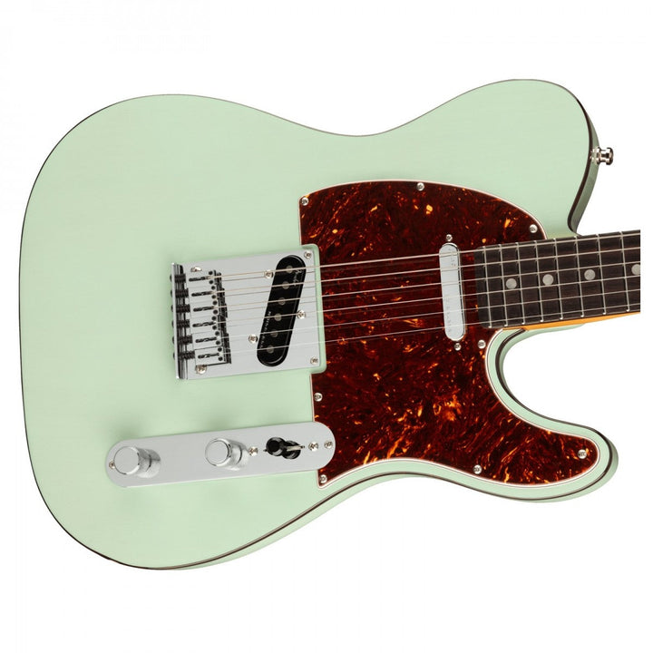 Đàn Guitar Điện Fender American Ultra Luxe Telecaster, Rosewood Fingerboard, Transparent Surf Green, #0118080735