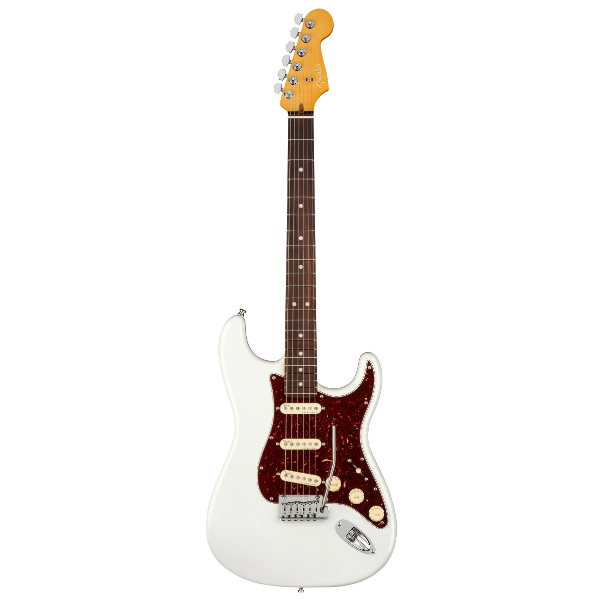 Đàn Guitar Điện Fender American Ultra Stratocaster SSS màu Arctic Pearl bàn phím Rosewood