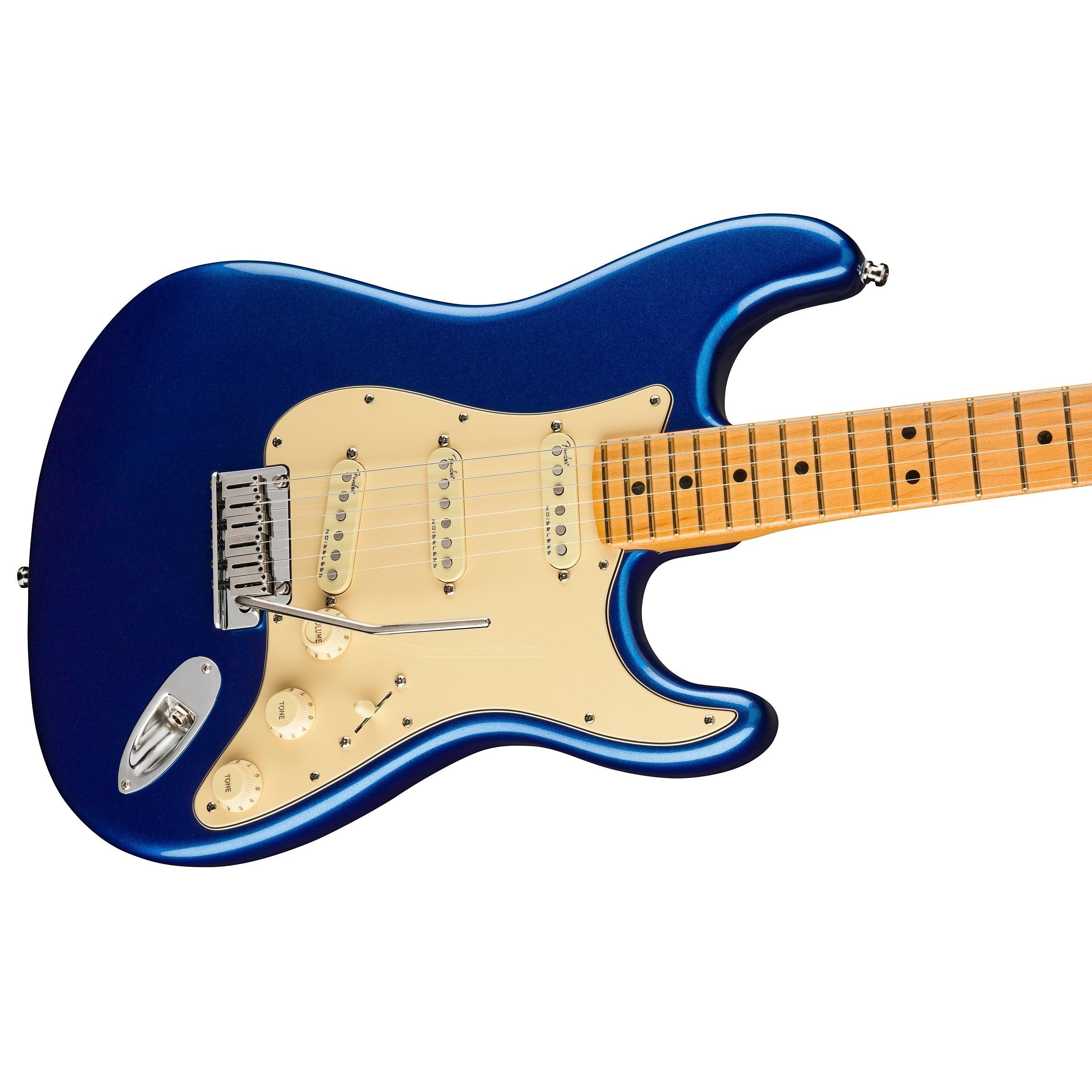 Đàn Guitar Điện Fender American Ultra Stratocaster, Maple Fingerboard, Cobra Blue, #0118012795
