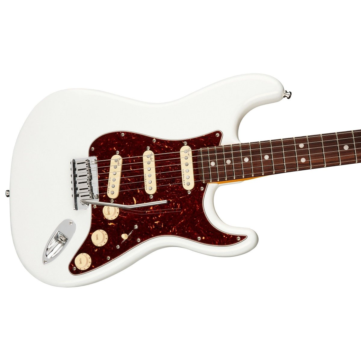 Đàn Guitar Điện Fender American Ultra Stratocaster, Rosewood Fingerboard, Arctic Pearl, #0118010781