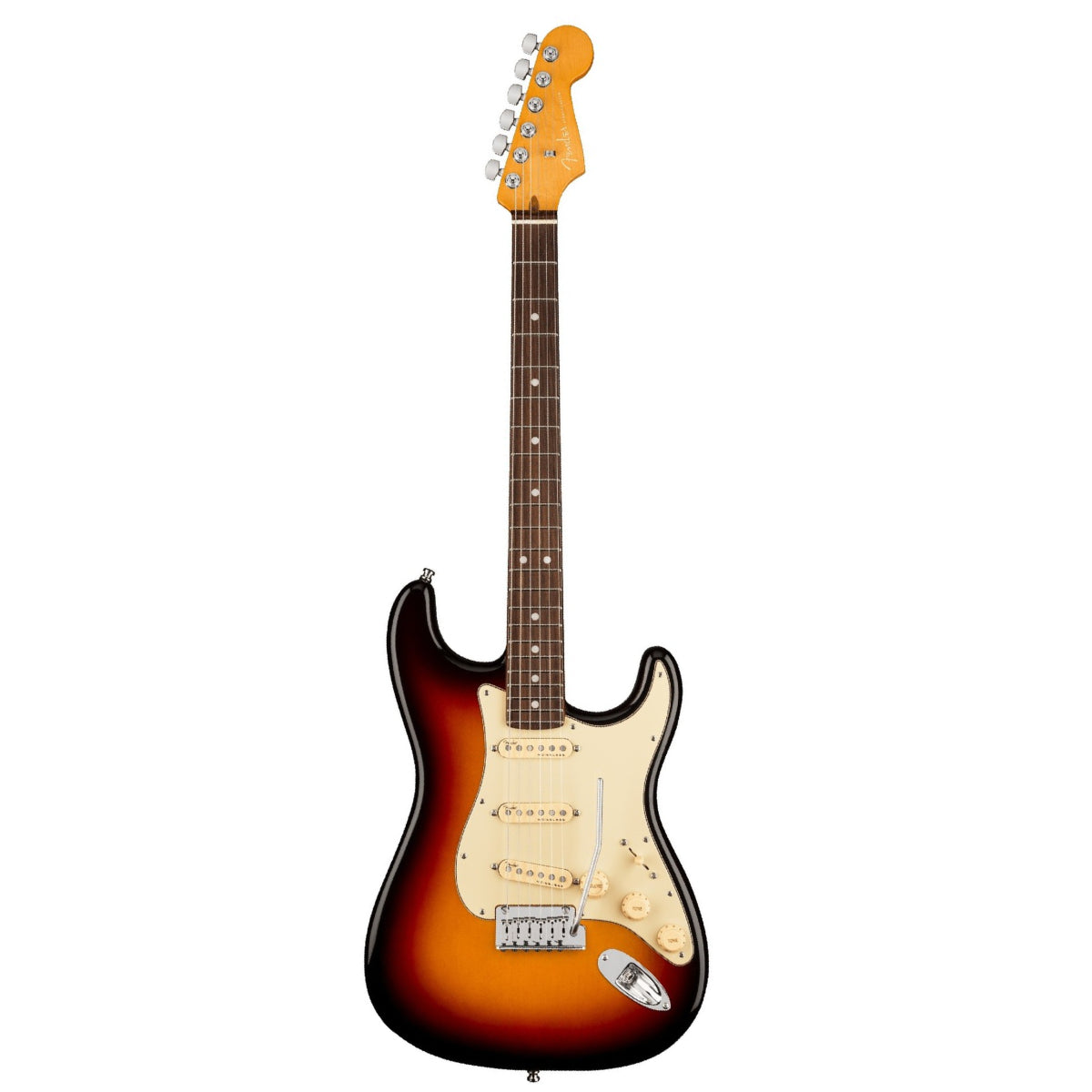 Đàn Guitar Điện Fender American Ultra Stratocaster SSS màu Ultraburst bàn phím Rosewood