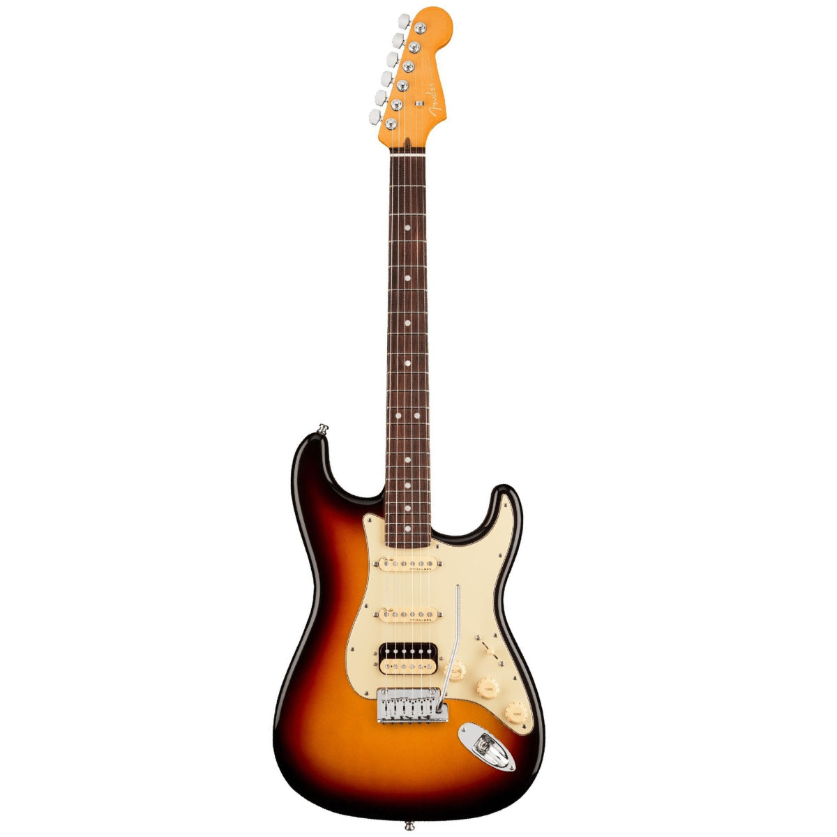 Đàn Guitar Điện Fender American Ultra Stratocaster HSS màu Ultraburst bàn phím Rosewood