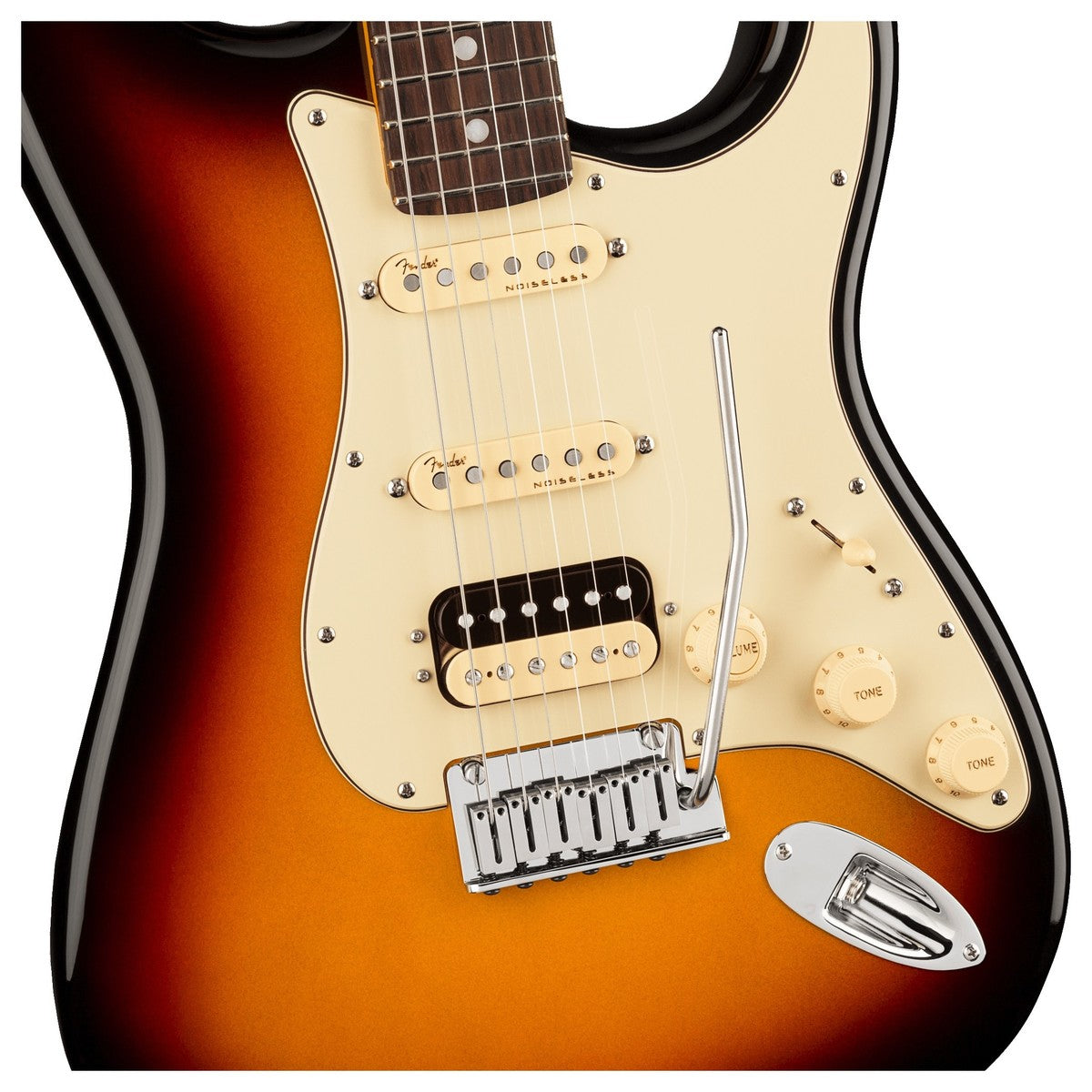 Đàn Guitar Điện Fender American Ultra Stratocaster HSS, Rosewood Fingerboard, Ultraburst, #0118020712