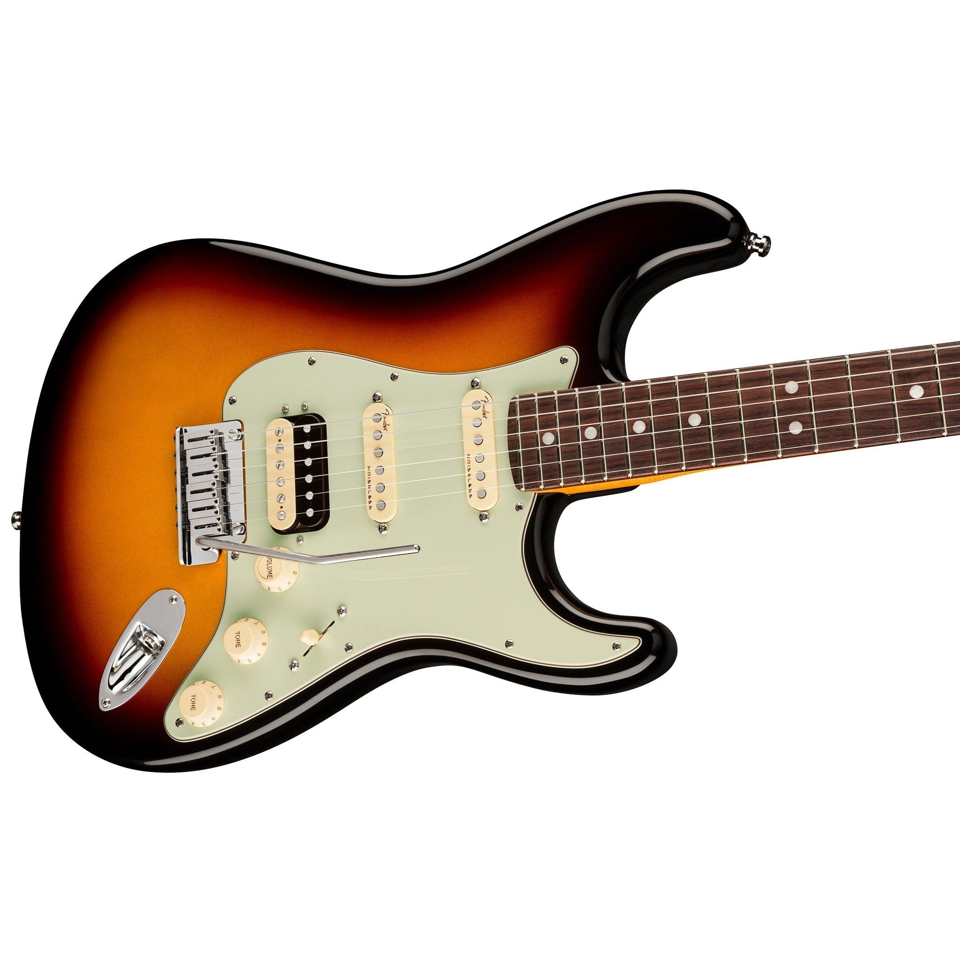 Đàn Guitar Điện Fender American Ultra Stratocaster HSS, Rosewood Fingerboard, Ultraburst, #0118020712
