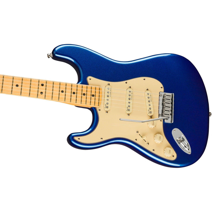 Đàn Guitar Điện Fender American Ultra Stratocaster Left-Hand, Maple Fingerboard, Cobra Blue, #0118132795