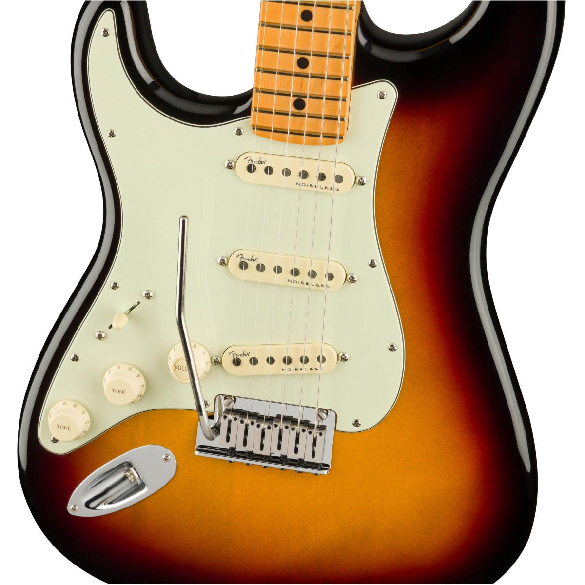 Đàn Guitar Điện Fender American Ultra Stratocaster Left-Hand, Maple Fingerboard, Ultraburst, #0118132712