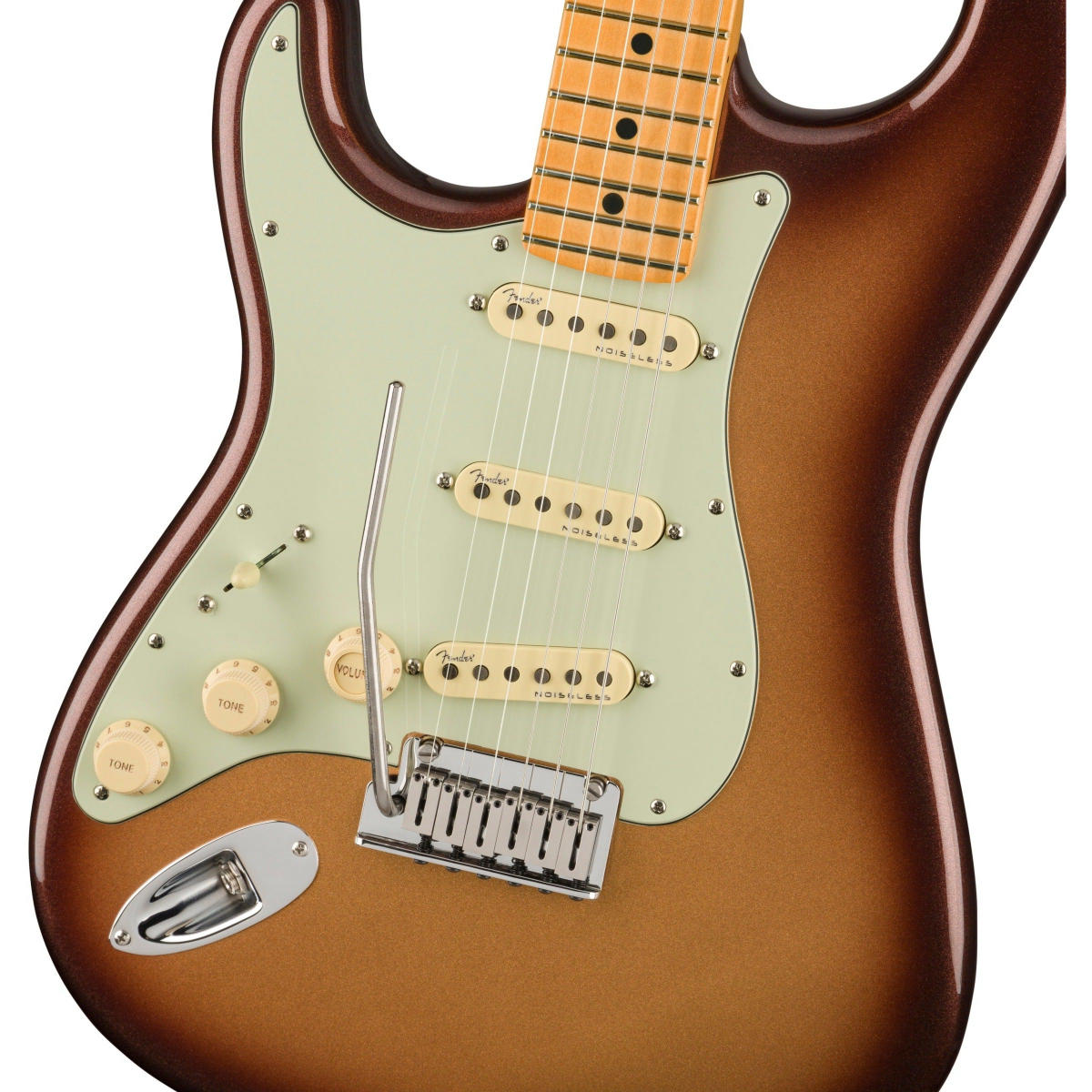 Đàn Guitar Điện Fender American Ultra Stratocaster Left-Hand, Maple Fingerboard, Mocha Burst, #0118132732