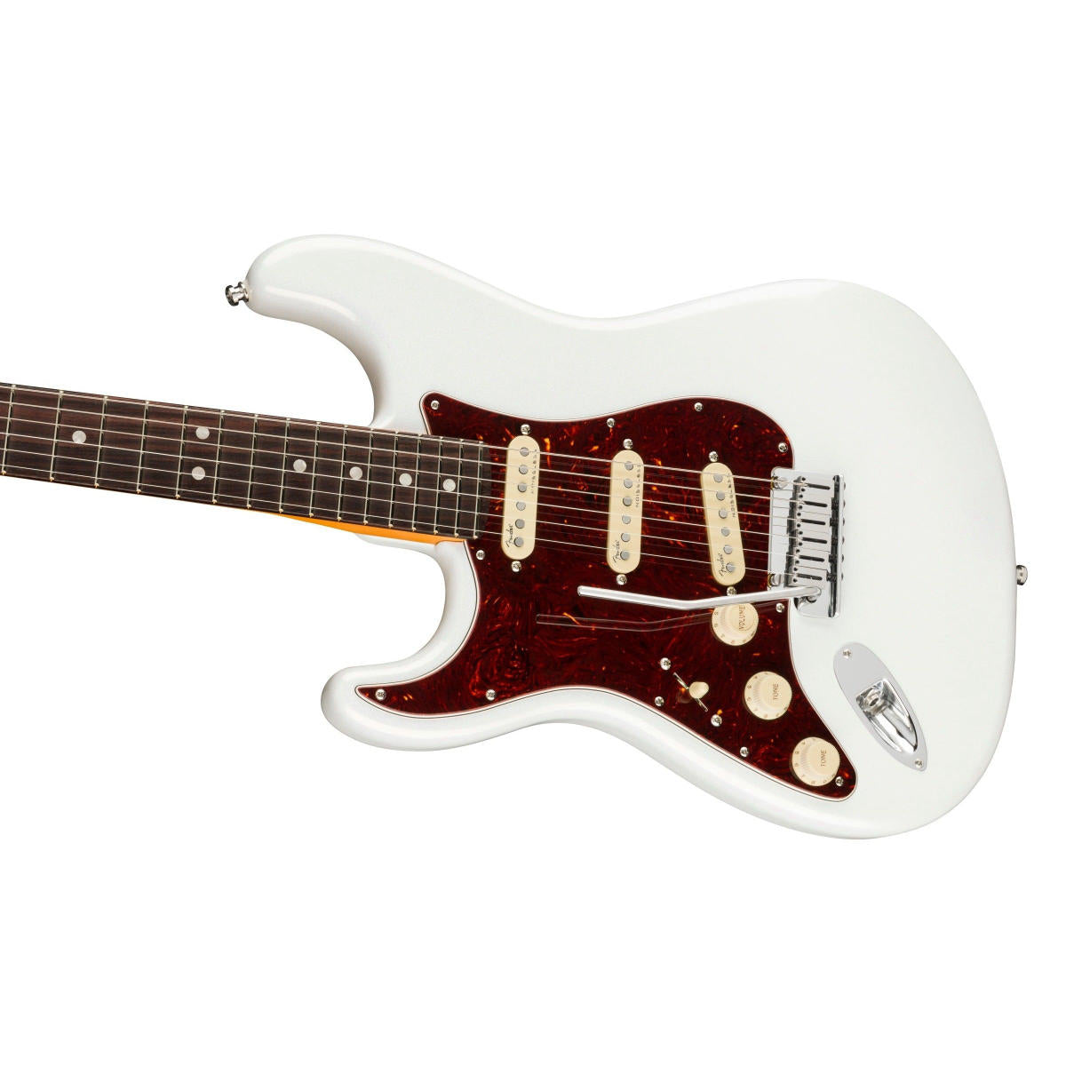 Đàn Guitar Điện Fender American Ultra Stratocaster Left-Hand, Rosewood Fingerboard, Arctic Pearl, #0118130781