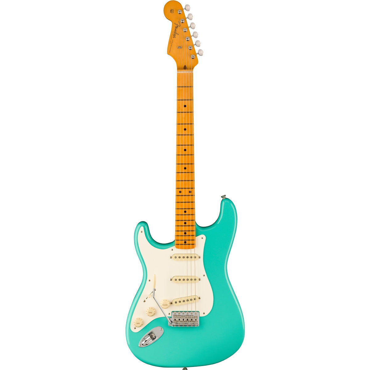 Đàn Guitar Điện Fender American Vintage II 1957 Stratocaster Left Handed, Maple Fingerboard, Sea Foam Green, #0110242849