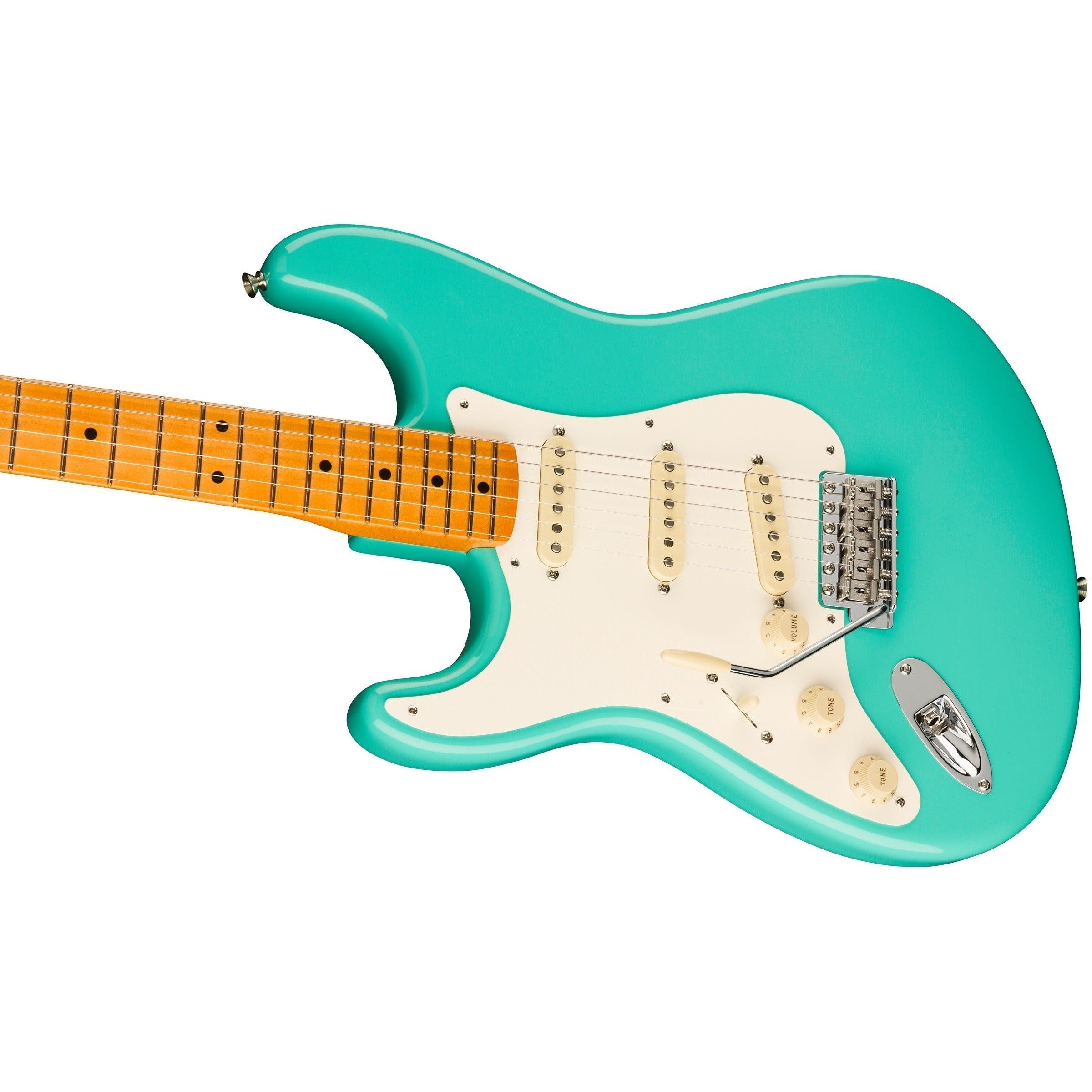 Đàn Guitar Điện Fender American Vintage II 1957 Stratocaster Left Handed, Maple Fingerboard, Sea Foam Green, #0110242849