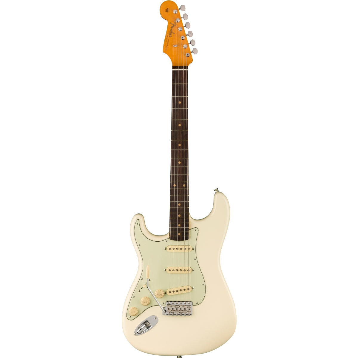 Đàn Guitar Điện Fender American Vintage II 1961 Stratocaster Left Handed, Slab Rosewood Fingerboard, Olympic White, #0110260805