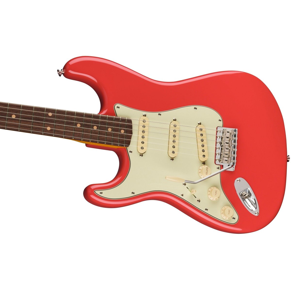 Đàn Guitar Điện Fender American Vintage II 1961 Stratocaster Left Handed, Slab Rosewood Fingerboard, Fiesta Red, #0110260840