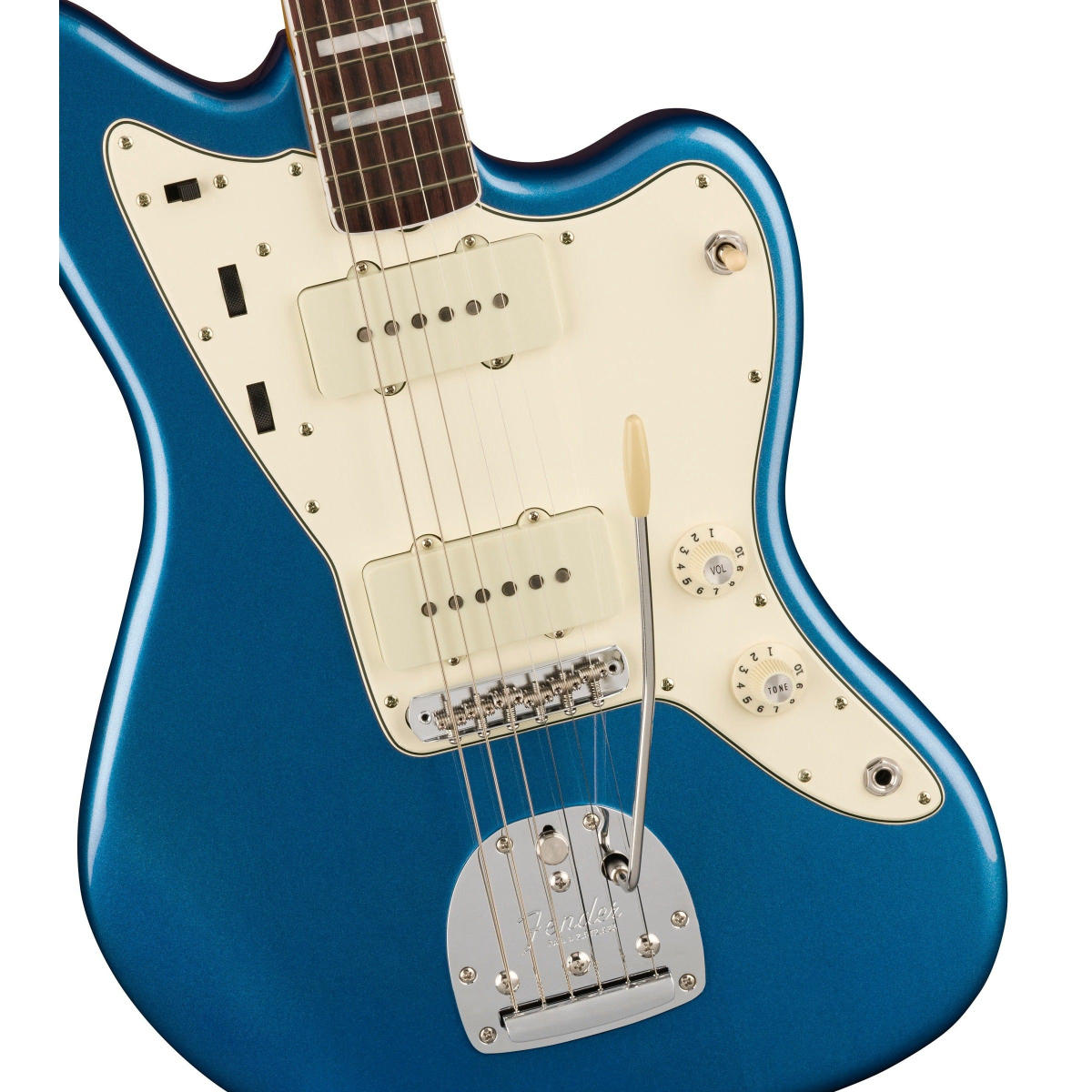 Đàn Guitar Điện Fender American Vintage II 1966 Jazzmaster, Bound-Round Laminated Rosewood Fingerboard, Lake Placid Blue, #0110340802