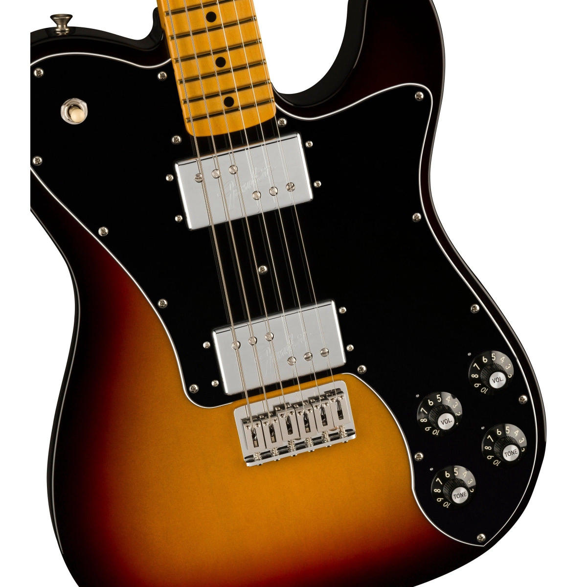 Đàn Guitar Điện Fender American Vintage II 1975 Telecaster Deluxe, Maple Fingerboard, 3-Color Sunburst, #0110332800