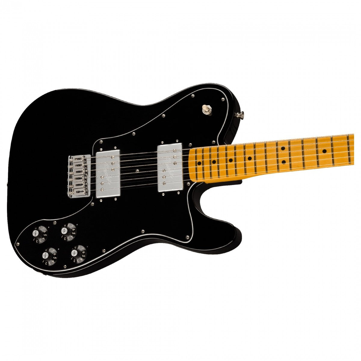 Đàn Guitar Điện Fender American Vintage II 1975 Telecaster Deluxe, Maple Fingerboard, Black, #0110332806