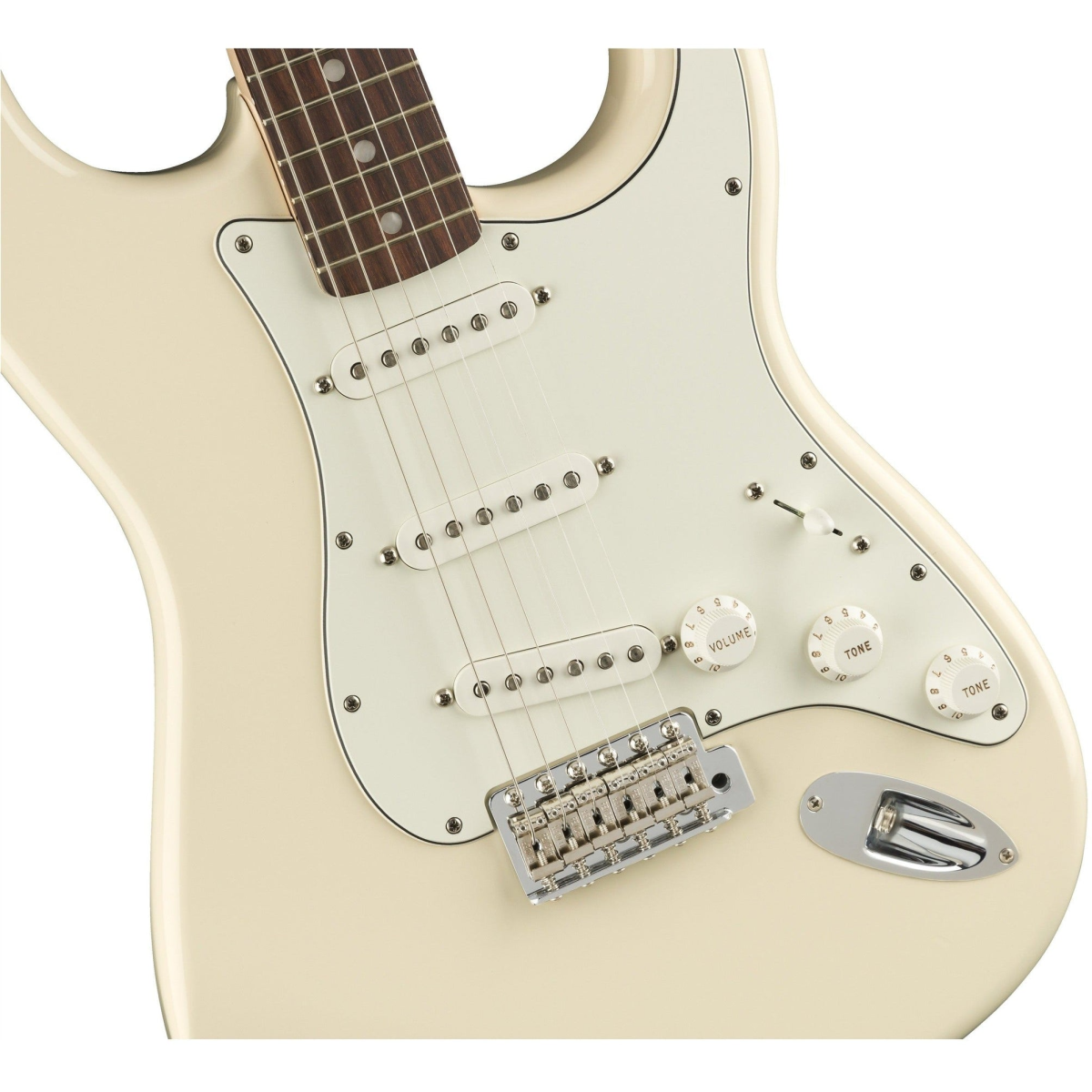 Đàn Guitar Điện Fender Albert Hammond Jr Stratocaster, Rosewood Fingerboard, Olympic White, #0146810305