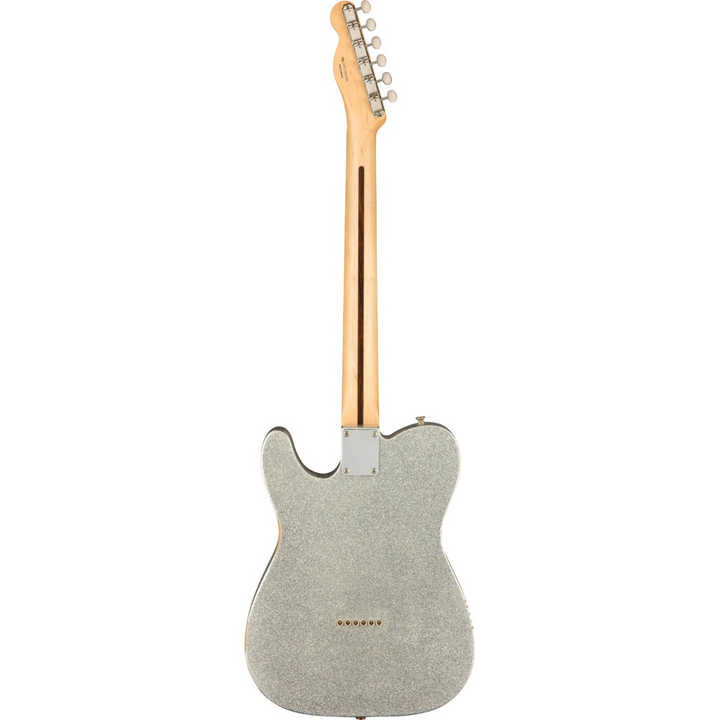 Đàn Guitar Điện Fender Brad Paisley Road Worn Telecaster, Maple Fingerboard, Silver Sparkle, #0145902317