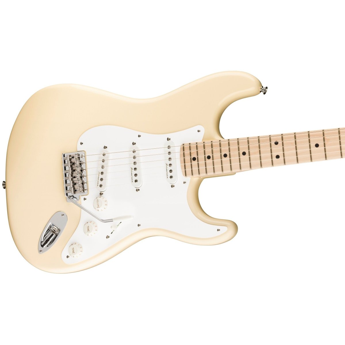 Đàn Guitar Điện Fender Eric Clapton Stratocaster, Maple Fingerboard, Olympic White, #0117602805