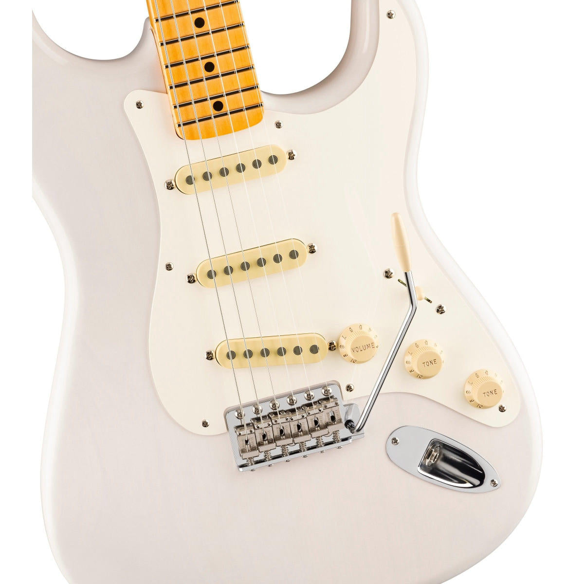 Đàn Guitar Điện Fender Eric Johnson Stratocaster, Maple Fingerboard, White Blonde, #0117702801